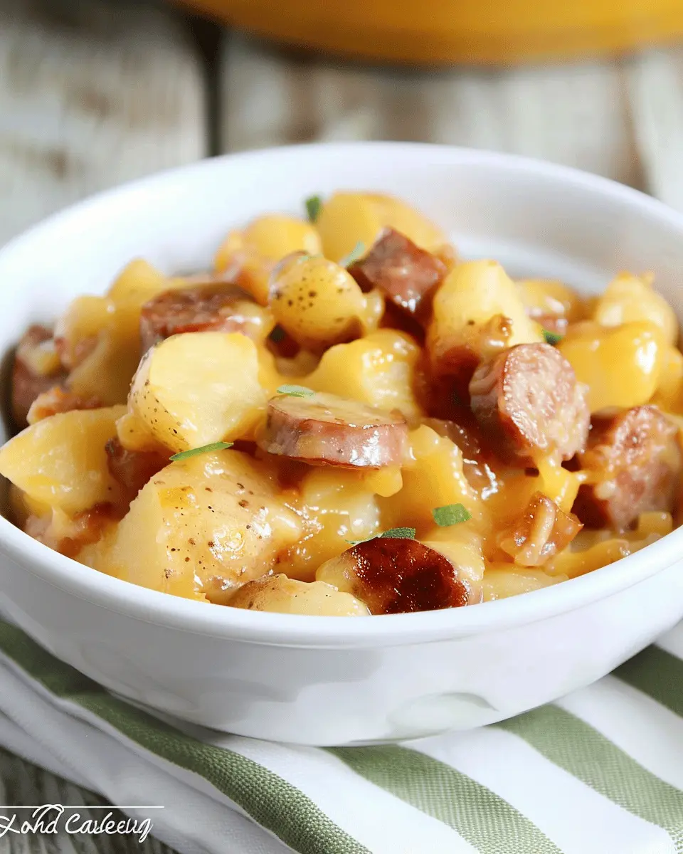 Slow Cooker Sausage and Potato Casserole: A Comforting Delight