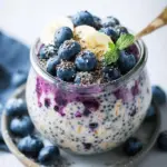 Blueberry Chia Overnight Oats
