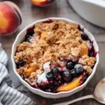 Blueberry Peach Crumble