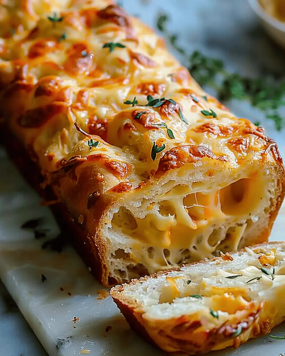 Cheese Bread Bliss: Easy Recipe with Turkey Bacon and Chicken Ham