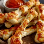 Cheesy Halloween Breadstick Bones