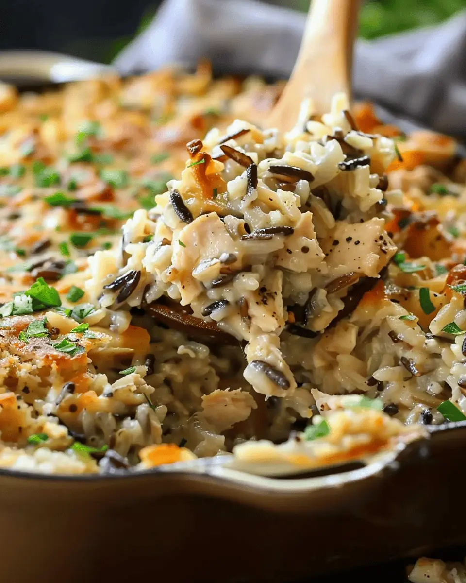 Chicken Wild Rice Casserole: A Cozy, Comforting Delight