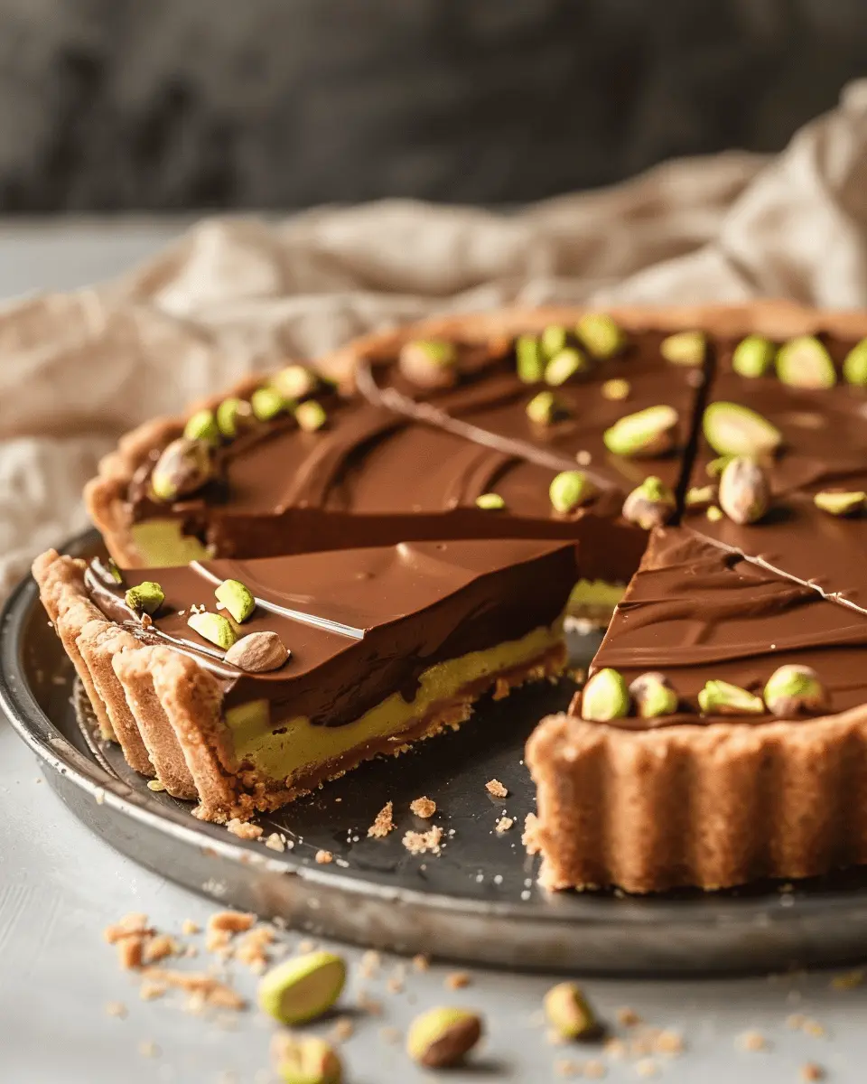 Chocolate Pistachio Tart: The Indulgent Dessert You Must Try