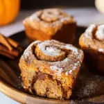 Cinnamon Swirl Pumpkin Bread Mini Loaves