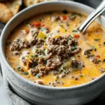 Easy Cheeseburger Soup