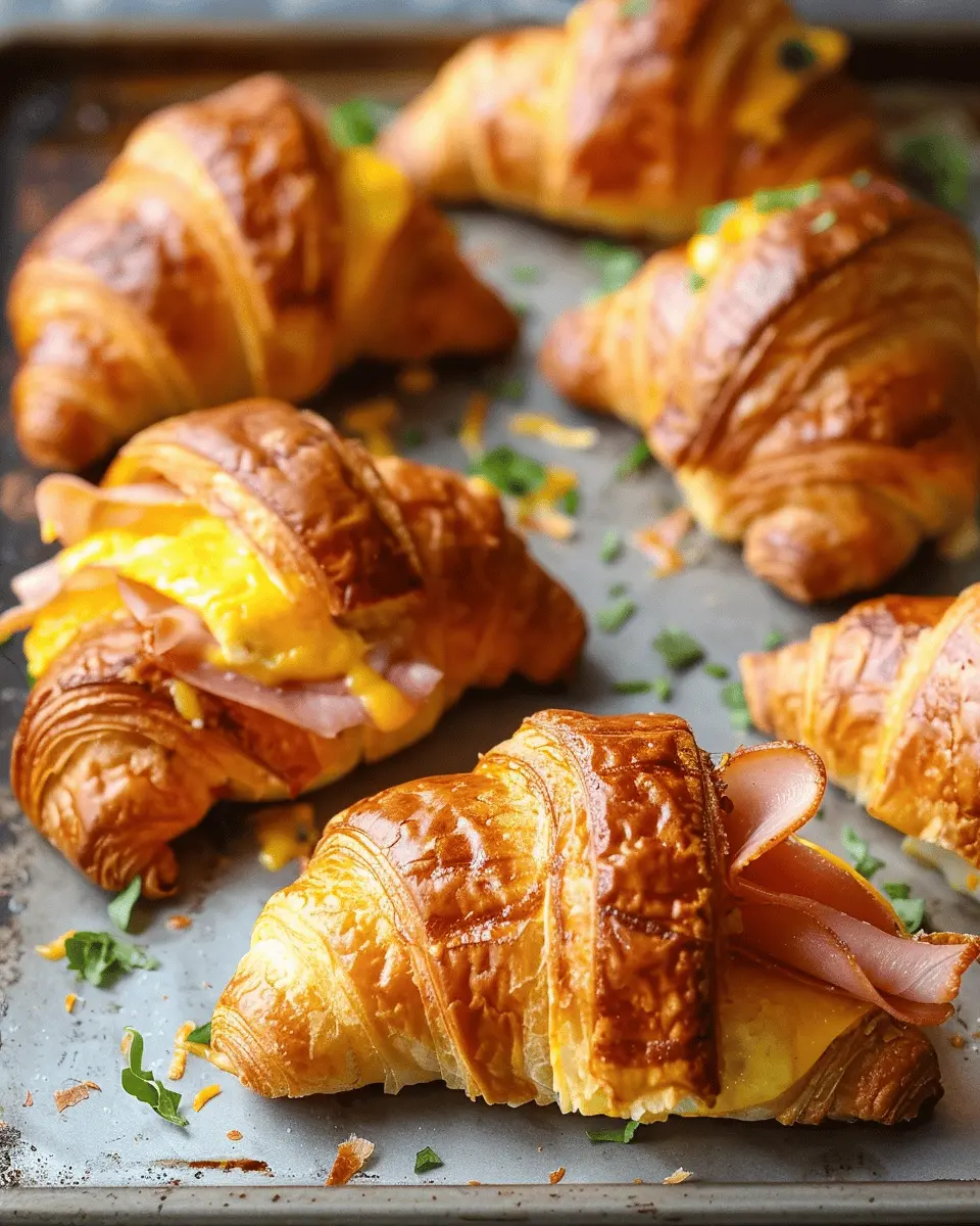 Freezer Croissant Breakfast Sandwiches: Easy Turkey Bacon Delight