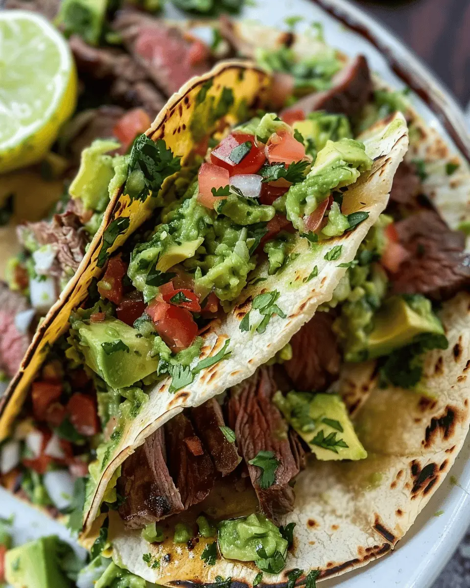 Grilled Steak Tacos: Juicy Avocado Salsa for a Flavorful Twist