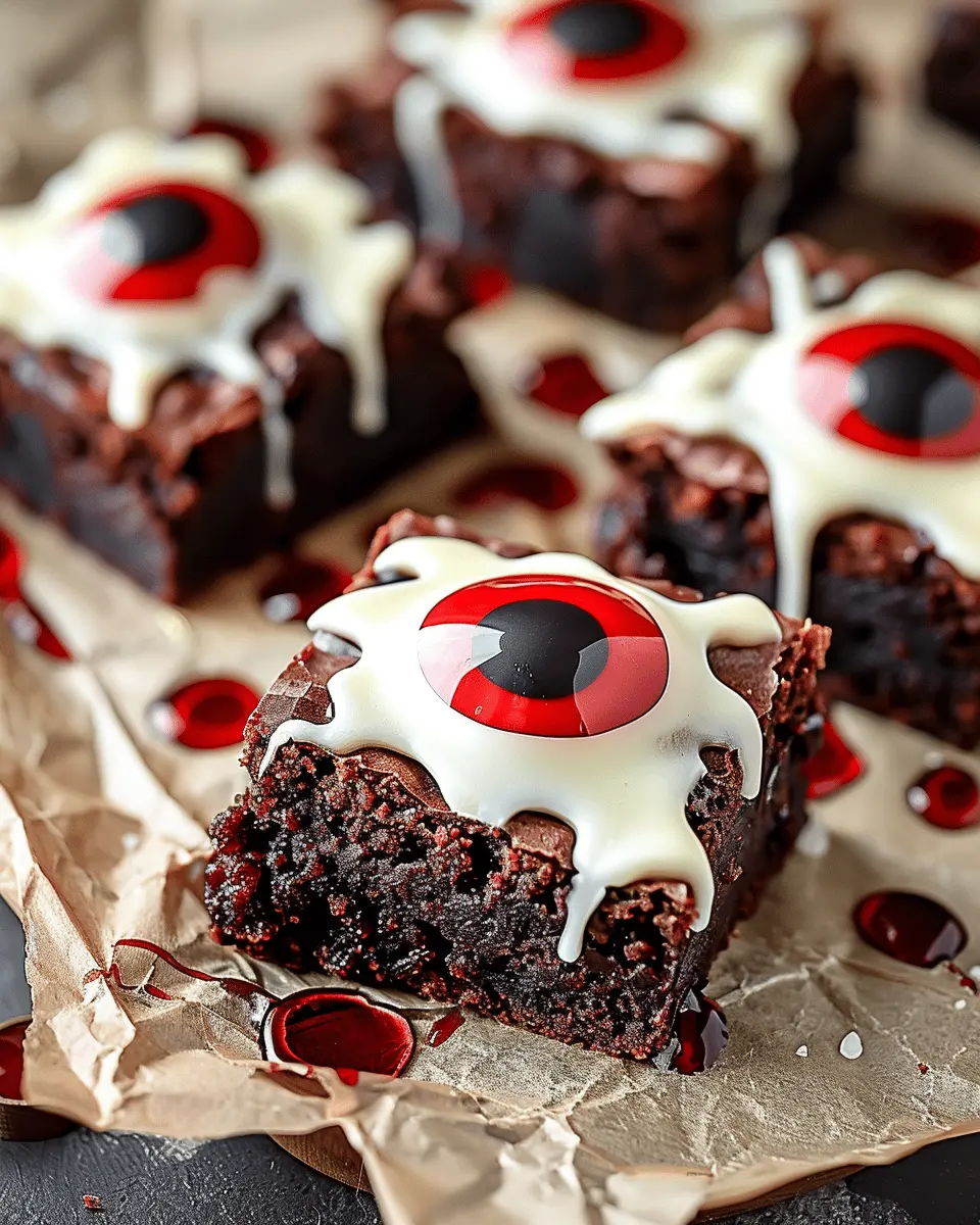 Halloween Eyeball Brownies: Easy and Spooky Treats for Everyone