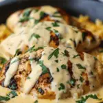 Mexican Chicken with Cheese Sauce