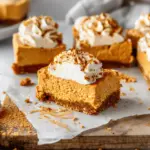 No Bake Pumpkin Cheesecake Bars