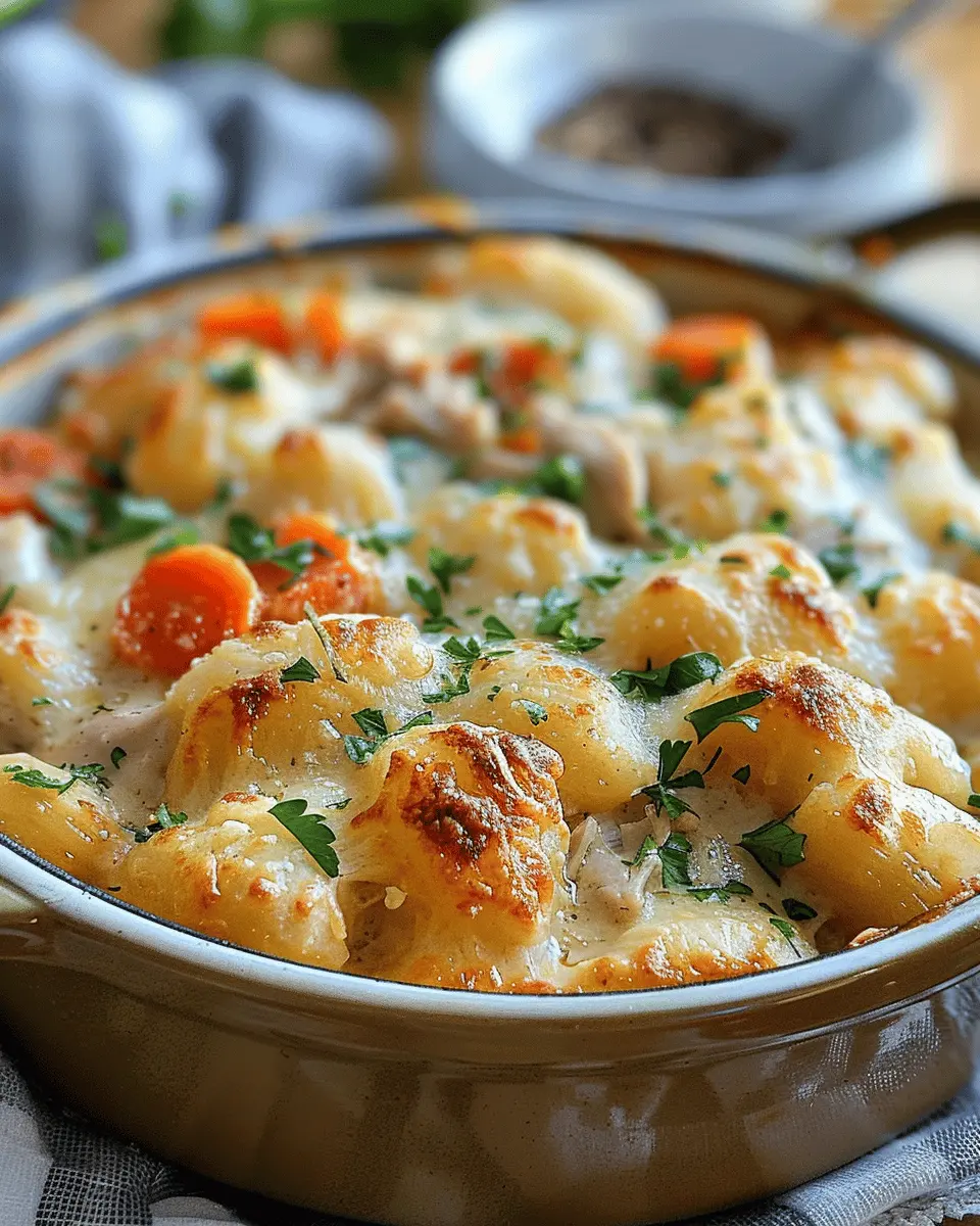 One Pot Gnocchi Chicken Pot Pie: Easy Comfort in Every Bite