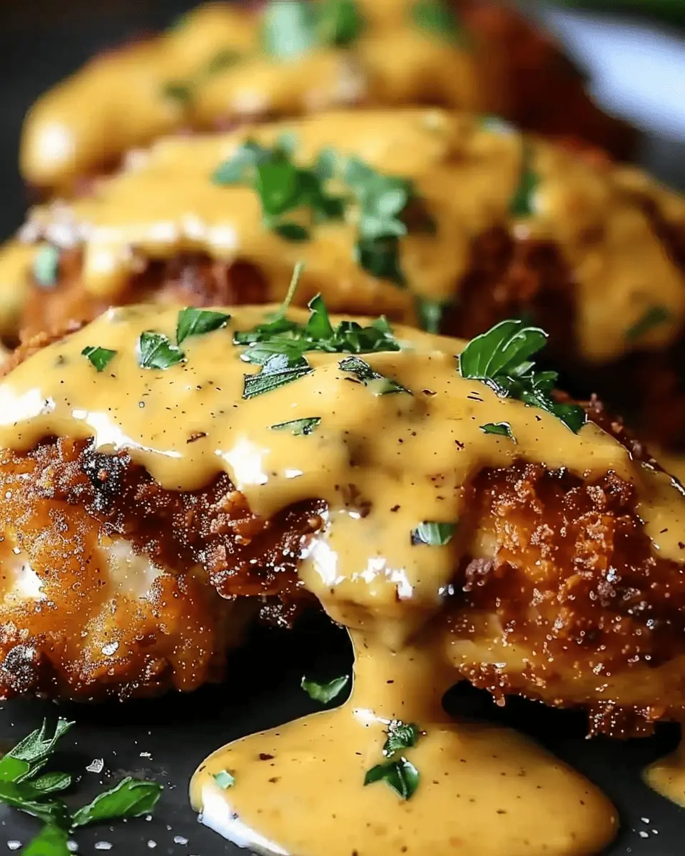 Pretzel Chicken: Indulgent Recipe with Mustard-Cheddar Sauce
