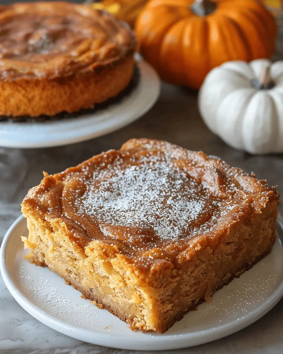 Pumpkin Gooey Butter Cake: A Delightfully Indulgent Treat