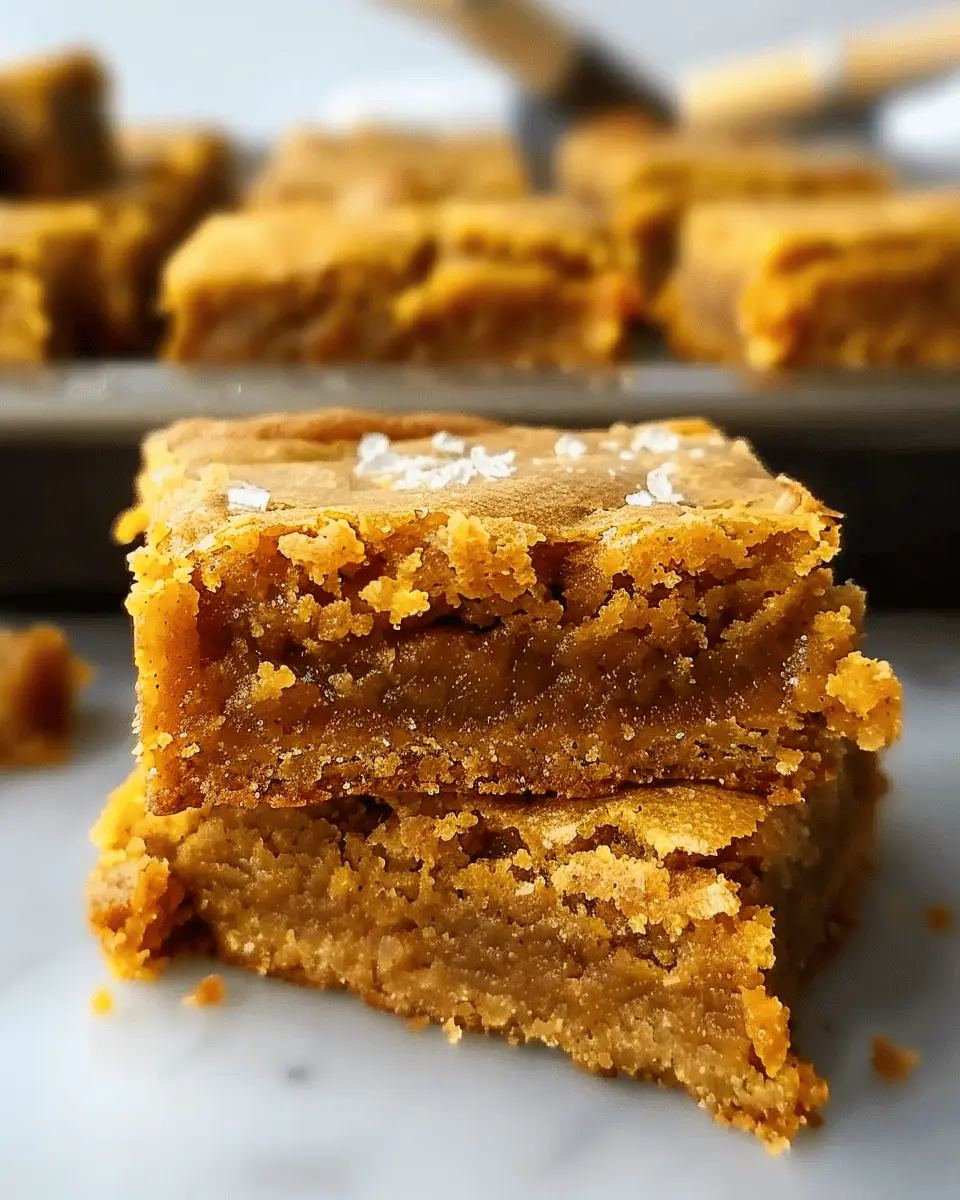 Pumpkin Maple Blondies: Easy Indulgence for Fall Baking