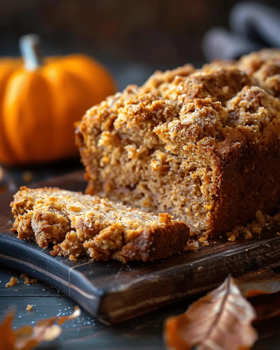 Pumpkin Streusel Bread: Moist, Spiced, and Delightfully Crumbly