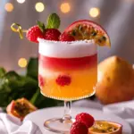 Raspberry Passionfruit Tequila Sour