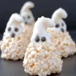 Rice Krispie Treat Ghosts