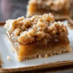Salted Caramel Apple Crumble Bars Fall Treat