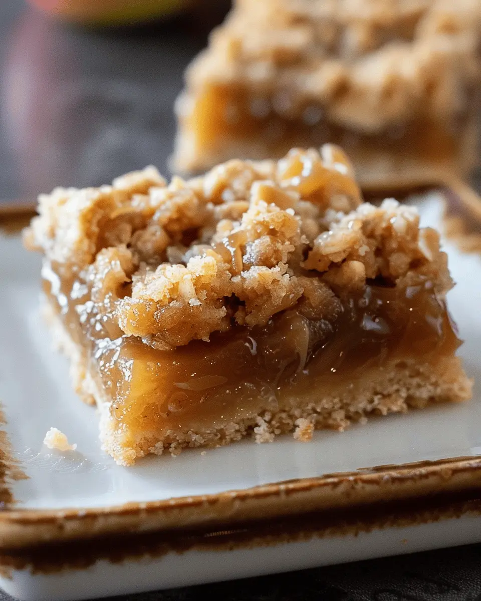 Salted Caramel Apple Crumble Bars: Easy Fall Treat Delight