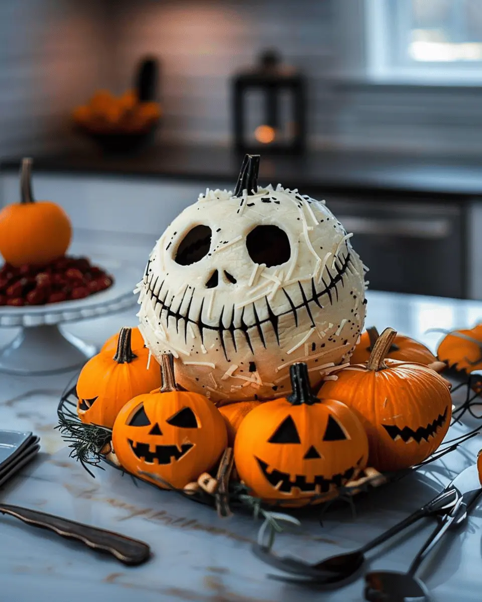 Skellington Cheese Ball Appetizer: A Delightful Turkey Bacon Twist