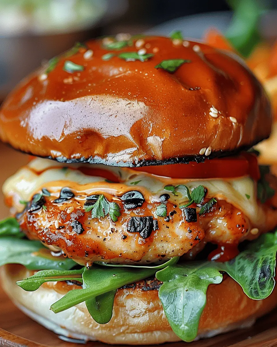 Spicy Chipotle Chicken Burger with Turkey Bacon and Avocado Bliss