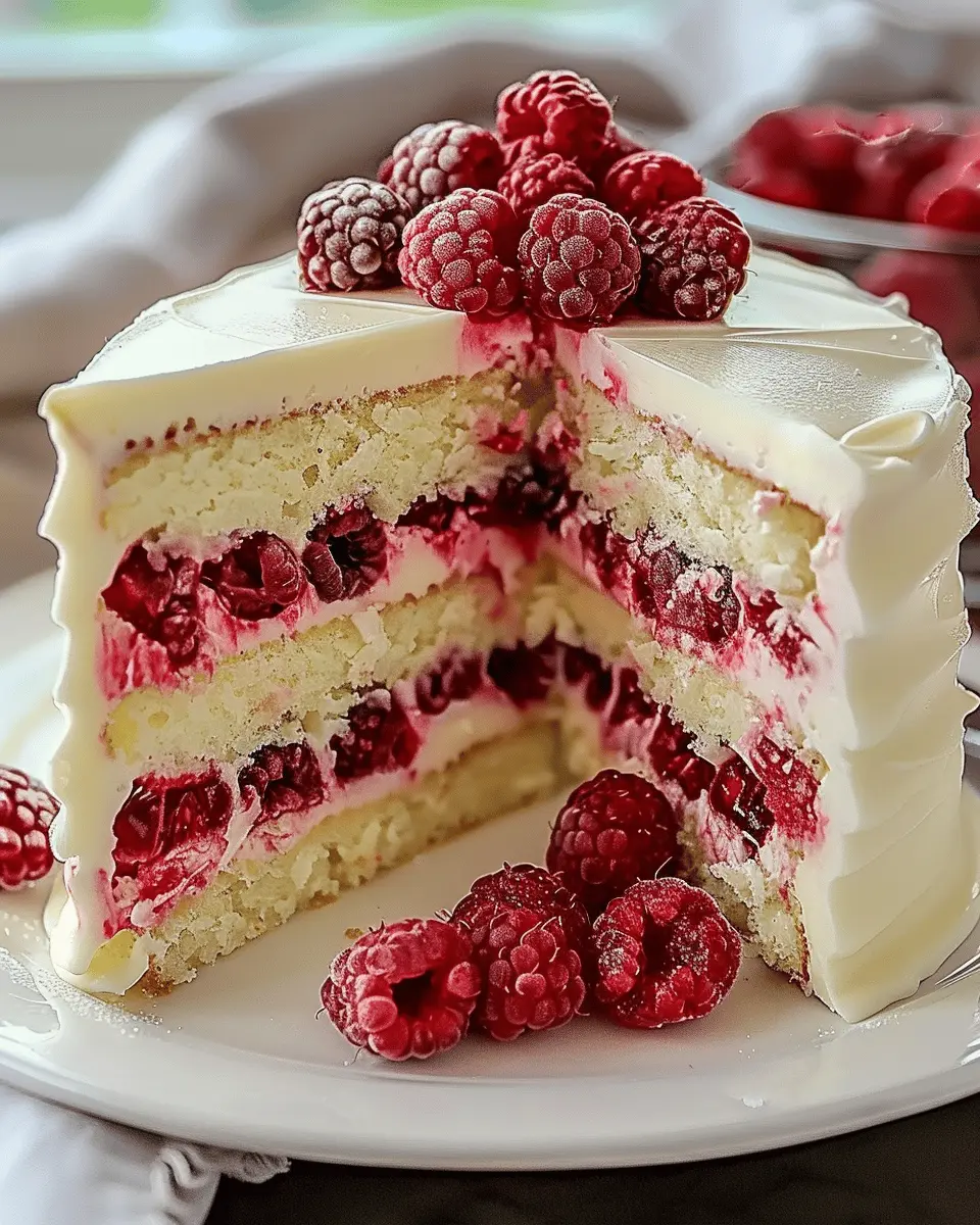 White Chocolate Raspberry Cake: Indulgent Delight for All Chefs