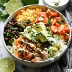 Slow Cooker Chicken Burrito Bowl