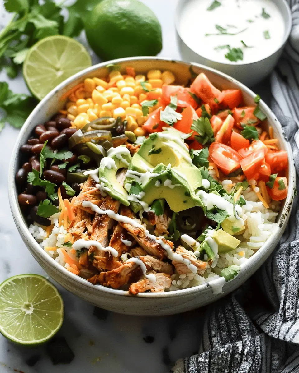 Slow Cooker Chicken Burrito Bowl: Easy, Flavorful Family Meal