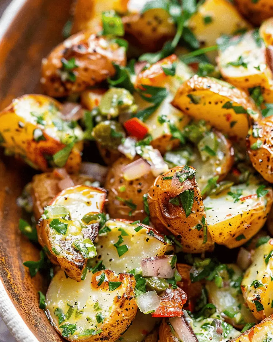 Roasted Potato Salad with Turkey Bacon and Fresh Herbs Delight