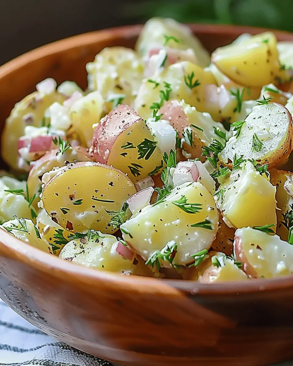 Salt and Vinegar Potato Salad: A Zesty Twist with Turkey Bacon