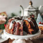 Healthy Christmas Fruit Bundt Cake