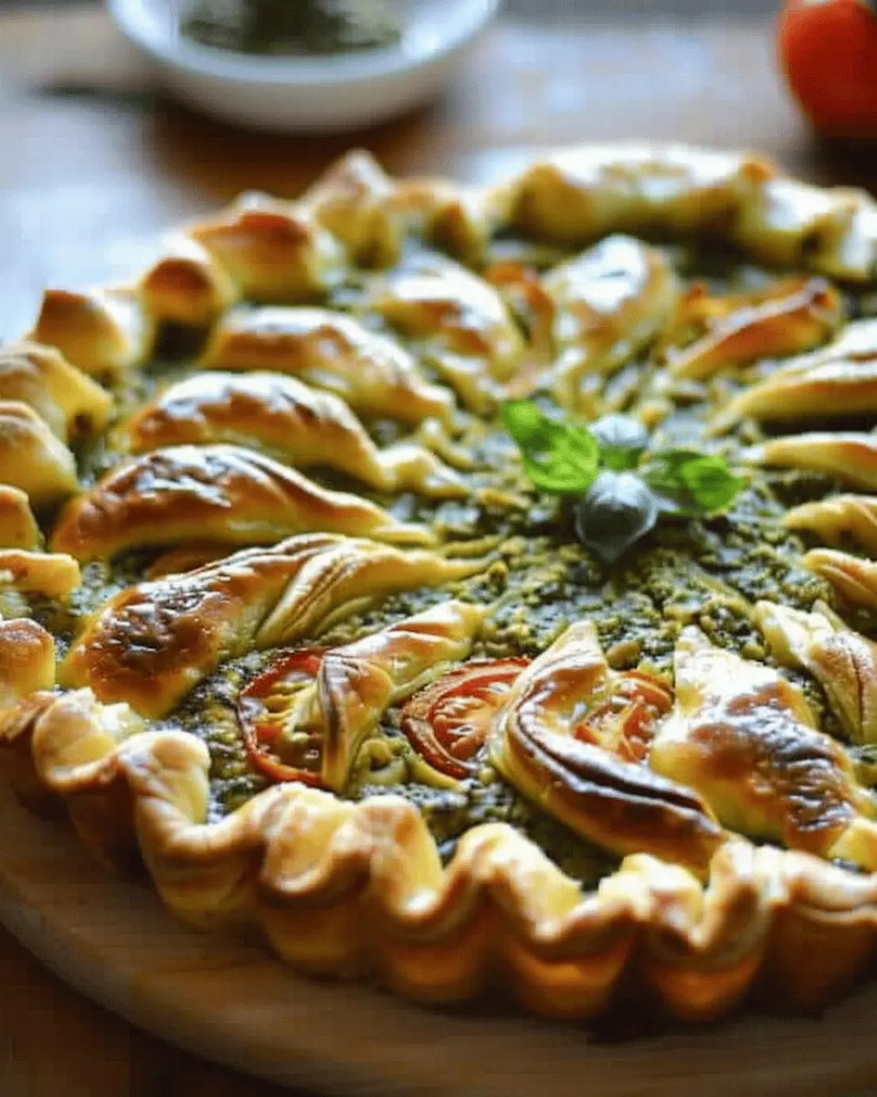 Tarte au Soleil with Pesto: A Delightfully Easy Recipe for All