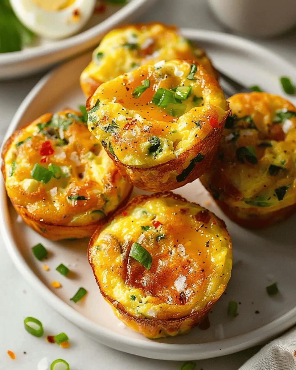 Breakfast Egg Muffins: Easy Turkey Bacon and Veggie Delight
