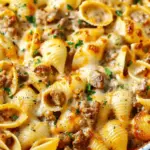 Creamy Beef and Shells