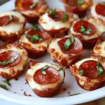 Keto Pepperoni Pizza Bites