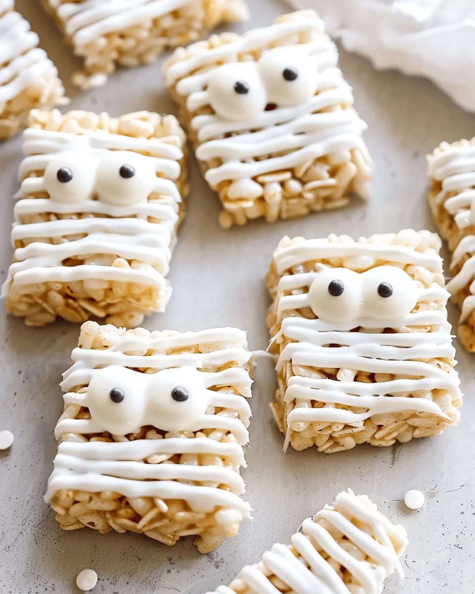 Mummy Rice Krispie Treats: Easy, Fun Halloween Snacks for All