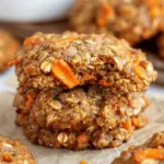 Healthy Carrot Cake Oatmeal Cookies