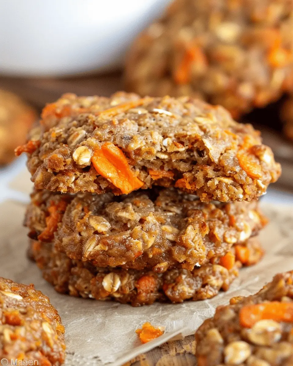 Healthy Carrot Cake Oatmeal Cookies You’ll Absolutely Love