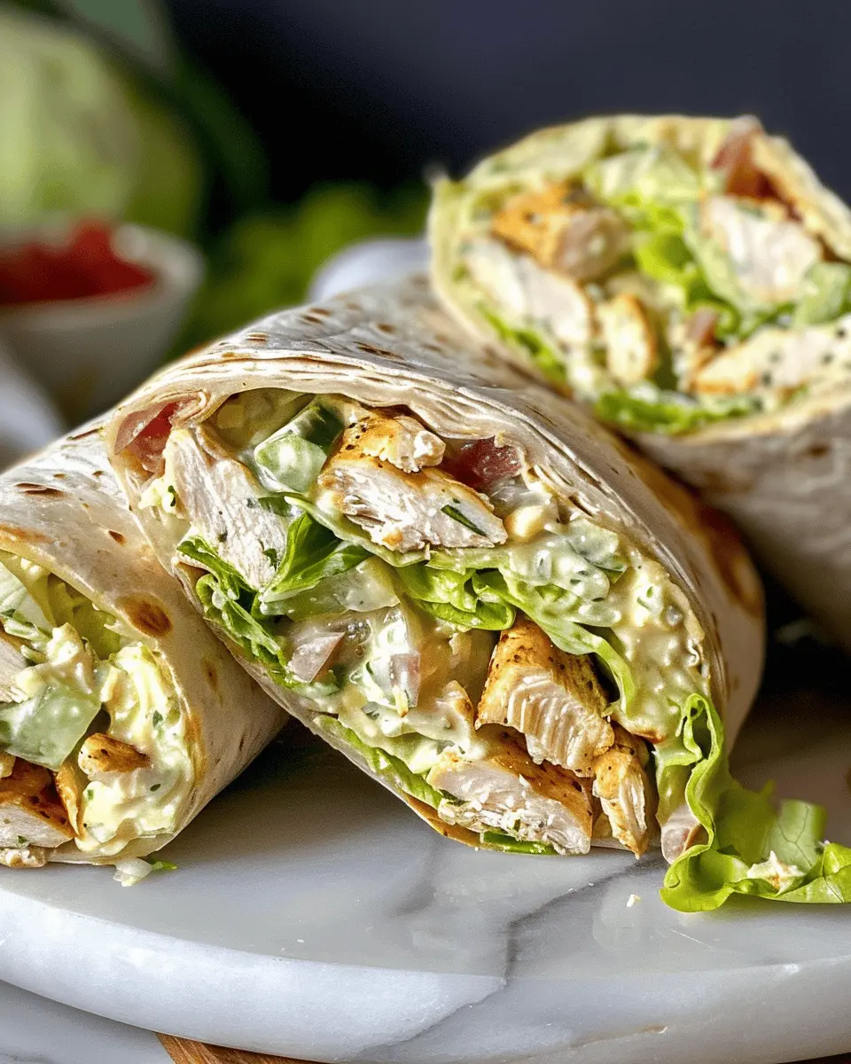 Chopped Chicken Caesar Salad Wrap Recipe: A Healthy Twist with Turkey Bacon