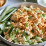 High Protein Buffalo Chicken Salad (Healthy, Easy)