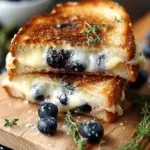 Crispy Blueberry Grilled Cheese