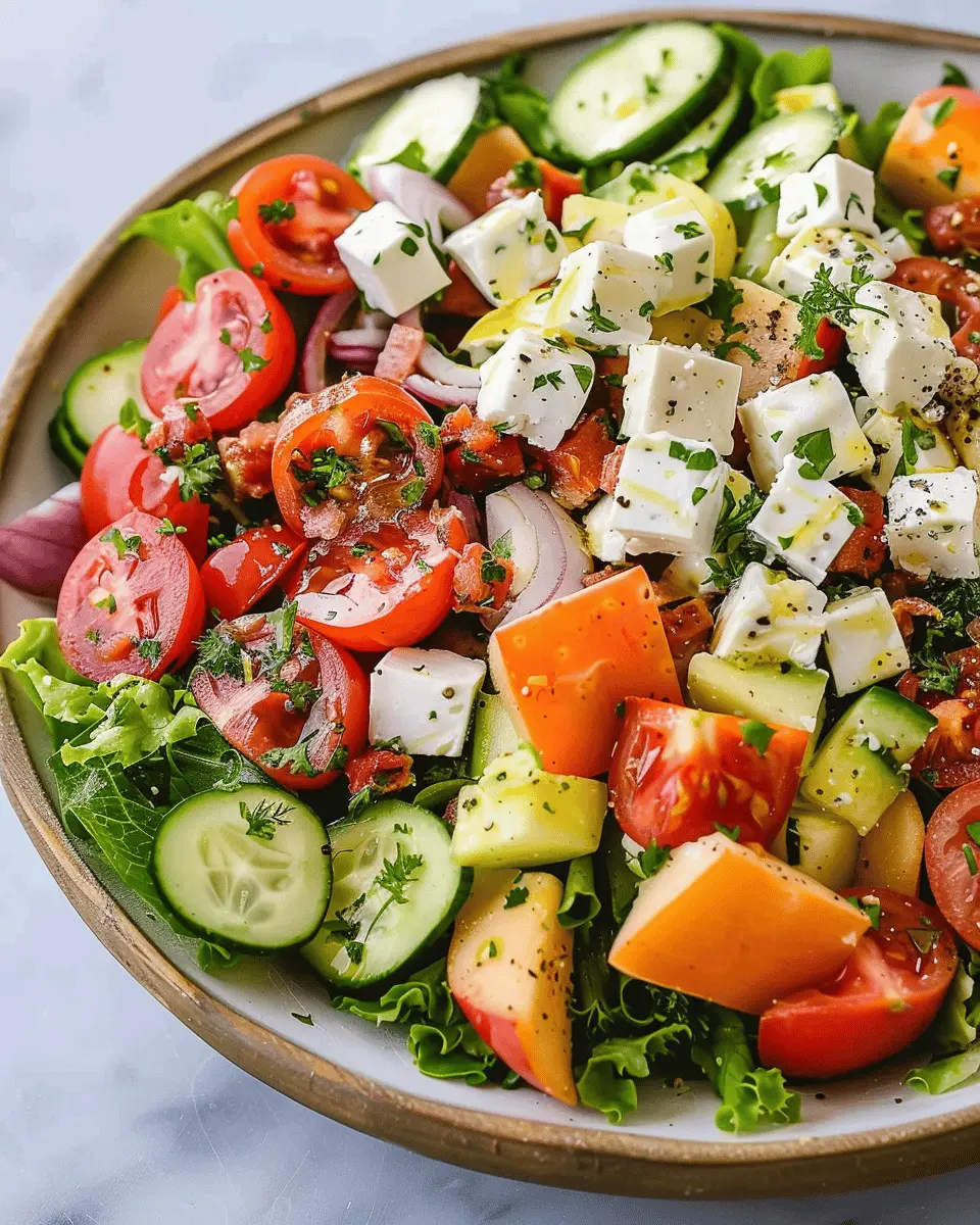 Italian Chopped Salad: Easy, Fresh, and Flavorful Delight