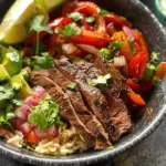 High Protein Steak Fajita Bowl