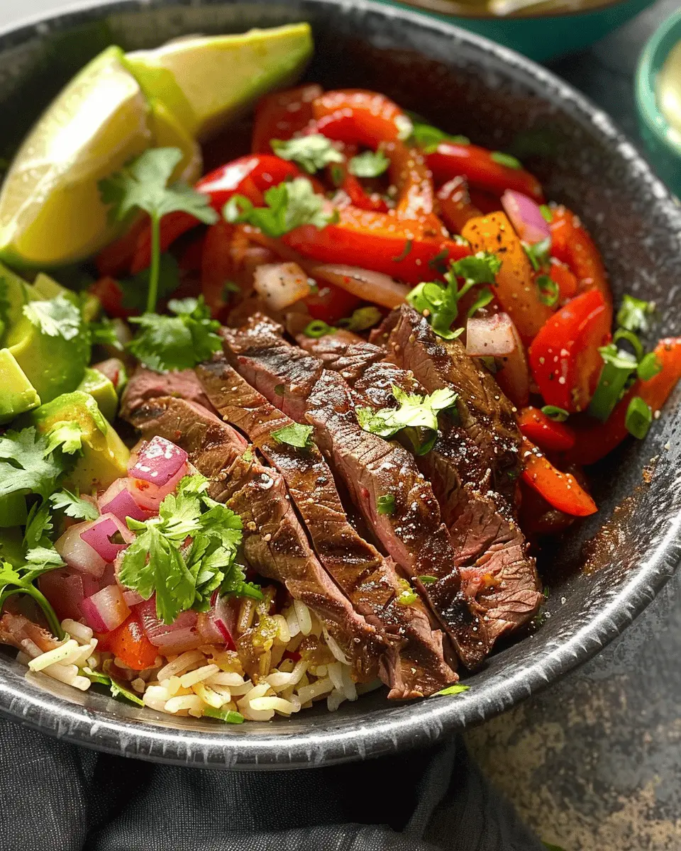 High Protein Steak Fajita Bowl: A Flavorful Easy Meal Upgrade