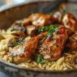Marsala Chicken Orzo