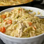 Creamy Chicken Pot Pie Orzo