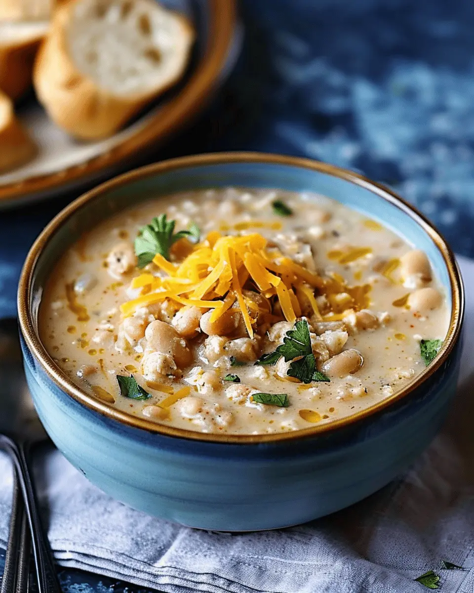 Killer White Chili: Indulgent Recipe with Turkey Bacon and Chicken Ham