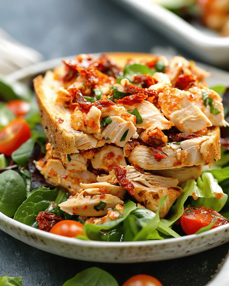 Sun Dried Tomato Chicken Salad: Easy, Flavorful Weekend Delight