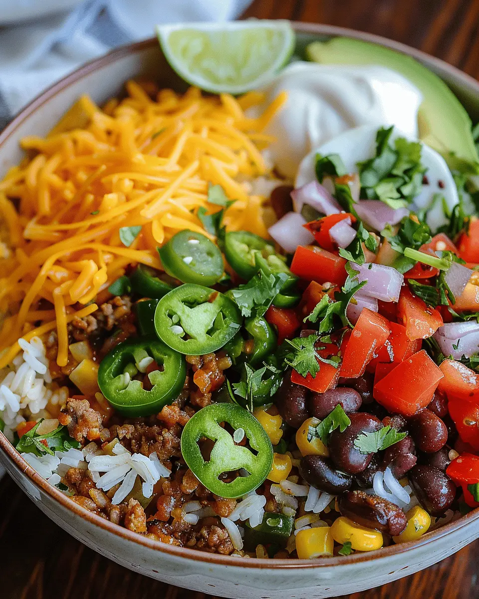 Taco Rice Bowl: Easy Turkey Bacon Twist for Flavor Lovers