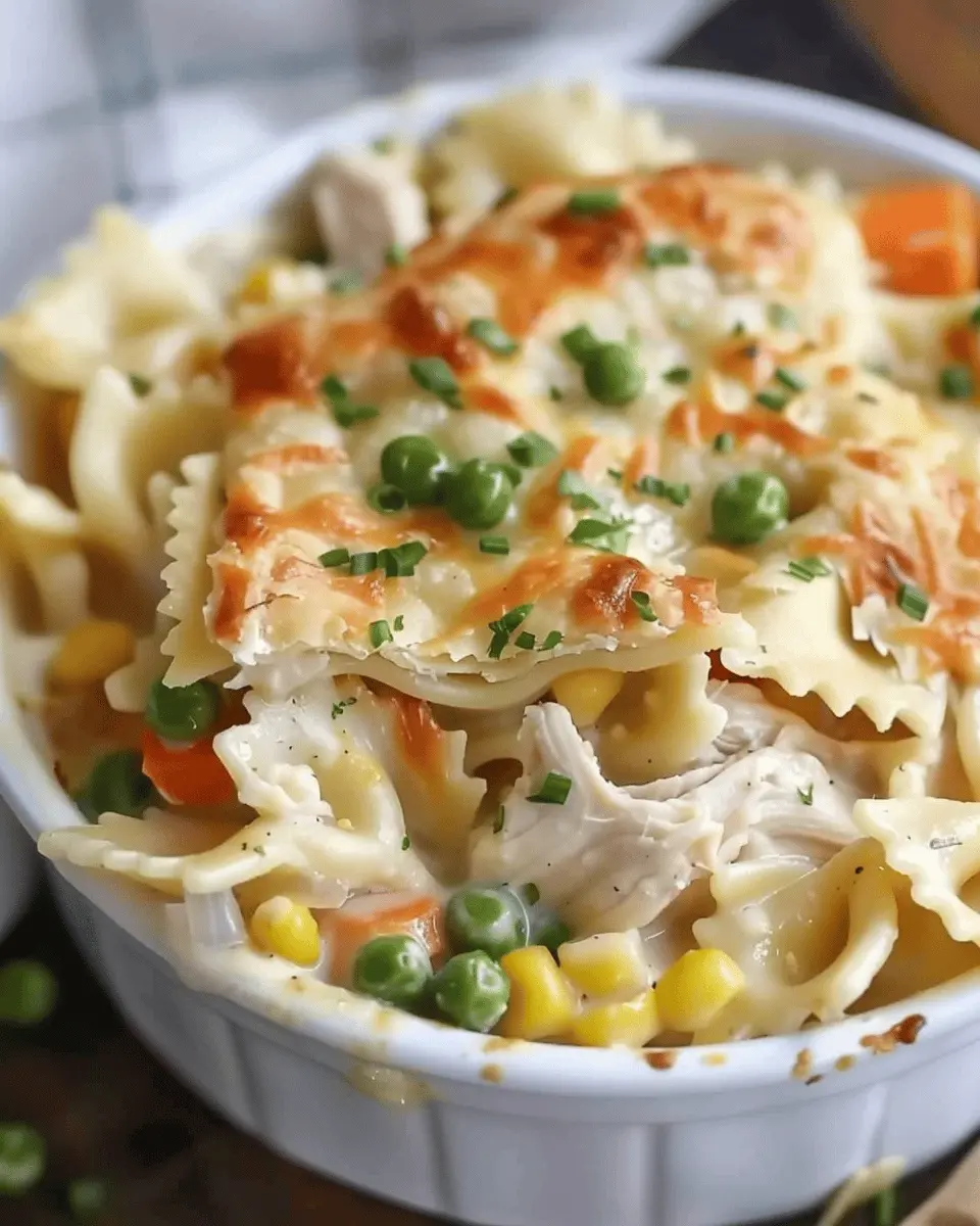 Chicken Pot Pie Pasta: A Comforting Easy Recipe You’ll Love